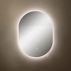 inny Lustra Dekoracyjne|Lustra Łazienkowe^Lustro łazienkowe z oświetleniem LED 70x50 cm