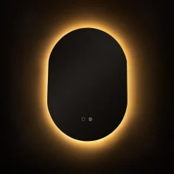 inny Lustra Dekoracyjne|Lustra Łazienkowe^Lustro łazienkowe z oświetleniem LED 70x50 cm