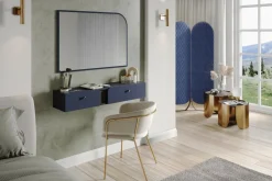 Innovi Lustra Dekoracyjne|Lustra^Lustro do salonu granatowe LIV
