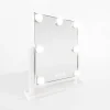 inny Lustra Dekoracyjne|Lustra^Lustro prostokątne z oświetleniem LED białe 32x8x35 cm