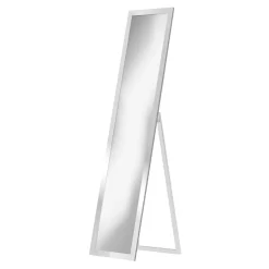 Hot Lustro stojące w białej ramie SLIM 40x160 cm
