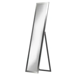 Outlet Lustro stojące w srebrnej ramie SLIM 40x160 cm