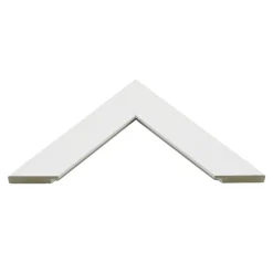 Discount Lustro w białej ramie SLIM 47,5x107,5 cm