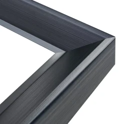 New inny Lustro w czarnej ramie ALPI 48x138 cm