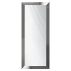 Lustra Dekoracyjne|Lustra^Lustro w srebrnej ramie MILANO 60x170 cm