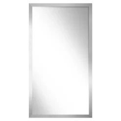 Discount Lustro w srebrnej ramie SLIM 67,5x127,5 cm