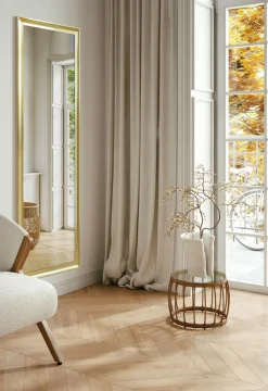 inny Lustra Dekoracyjne|Lustra^Lustro w złotej ramie OSLO 68x178 cm