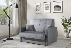Dzieci Sofy|Sofy^Mała sofa rozkładana szara DALIA