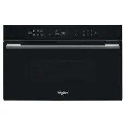 WHIRLPOOL Kuchenki Mikrofalowe^Mikrofala do zabudowy z funkcją Crisp czarna W7MD440NB