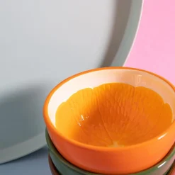inny Miski, Patery I Półmiski^Miska ceramiczna POMARAŃCZA 300 ml