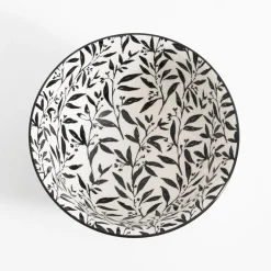 Discount inny Miska porcelanowa biało-czarna LAUREL 650 ml