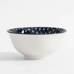 Online inny Miska porcelanowa niebiesko-biała ALORA 650 ml