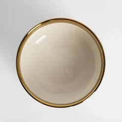 Miski, Patery I Półmiski^Miska porcelanowa wanilia AURORA GOLD 500 ml