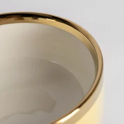 Miski, Patery I Półmiski^Miska porcelanowa wanilia AURORA GOLD 500 ml