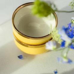 Miski, Patery I Półmiski^Miska porcelanowa wanilia AURORA GOLD 500 ml