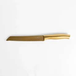 inny Noże I Deski Do Krojenia^Nóż do chleba TOKYO złoty 20 cm