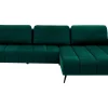 Fresh Narożniki^Narożnik butelkowa zieleń VELVET NEW prawy