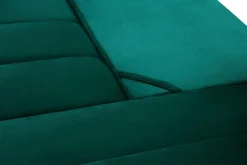Fresh Narożniki^Narożnik butelkowa zieleń VELVET NEW prawy