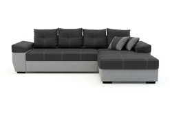 Discount Exline Narożnik ciemnoszary LARGO prawy