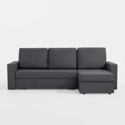 Exline Narożniki^Narożnik ciemnoszary z 2 pojemnikami FLAT