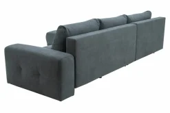 Clearance Exline Narożnik duży rozkładany grafitowy AZURRO NEW