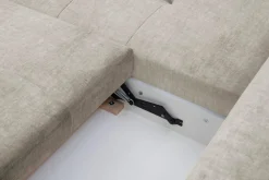 Comfort Line Narożniki^Narożnik rozkładany beżowy CALPE lewy