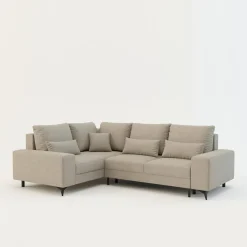 Clearance Comfort Line Narożnik rozkładany beżowy PIAVE lewy