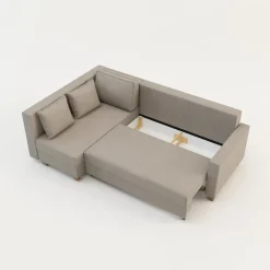 Comfort Line Narożniki^Narożnik rozkładany beżowy SPELLO lewy