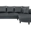Comfort Line Narożniki^Narożnik rozkładany grafit NAPOLI prawy