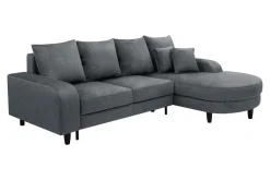 Comfort Line Narożniki^Narożnik rozkładany grafit NAPOLI prawy