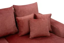 Clearance Comfort Line Narożnik rozkładany koralowy NAPOLI prawy