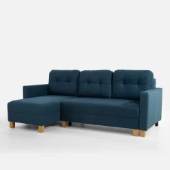 Fresh Narożniki^Narożnik rozkładany niebieski EVEL
