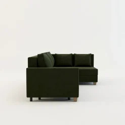 Comfort Line Narożniki^Narożnik rozkładany oliwkowy SPELLO prawy