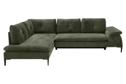 Clearance New Form Narożnik rozkładany oliwkowy OZZY L lewy