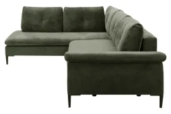 Clearance New Form Narożnik rozkładany oliwkowy OZZY L lewy