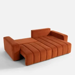 Comfort Line Narożniki^Narożnik rozkładany pomarańczowy ZOOM NEW