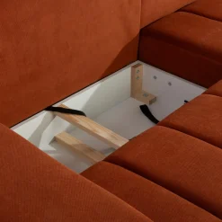 Comfort Line Narożniki^Narożnik rozkładany pomarańczowy ZOOM NEW
