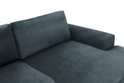 New Comfort Line Narożnik rozkładany szaroniebieski HARISON prawy