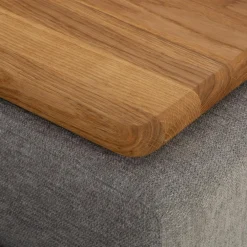 Discount Inspire Narożnik rozkładany z funkcją relaks szary VESTA lewy