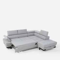 New Werdomo Narożnik rozkładany z regulowanymi zagłówkami EMPORIO L II prawy