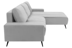 Online Fresh Narożnik szary VELVET NEW prawy