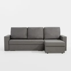 Exline Narożniki^Narożnik szary z 2 pojemnikami FLAT
