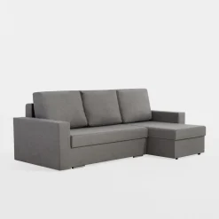 Exline Narożniki^Narożnik szary z 2 pojemnikami FLAT