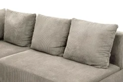 Fresh Narożniki^Narożnik sztruksowy beżowy LOGOS lewy