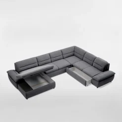 Hot Comfort Line Narożnik U szary TAURO NEW lewy