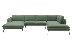 Clearance Instilo Narożnik U zielony PORTIMAO 3A prawy