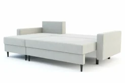 New Exline Narożnik z 2 pojemnikami jasnoszary POLLY