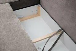 Exline Narożniki^Narożnik z 2 pojemnikami taupe NELLY