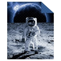 Koce I Narzuty^Narzuta na łóżko dwustronna młodzieżowa KOSMONAUTA 170x210 cm