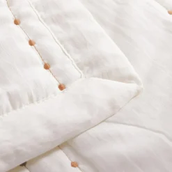 inny Koce I Narzuty^Narzuta na łóżko kremowa VANILLA DOTS 200x220 cm